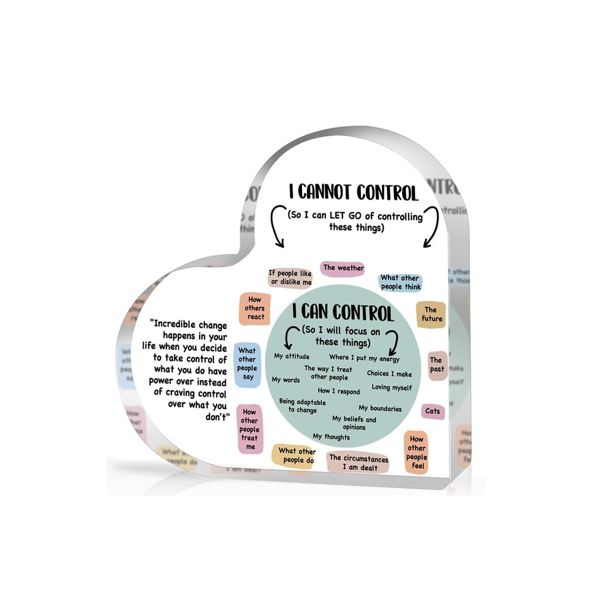 Mindfulness Decor for Therapy Office Acrylic