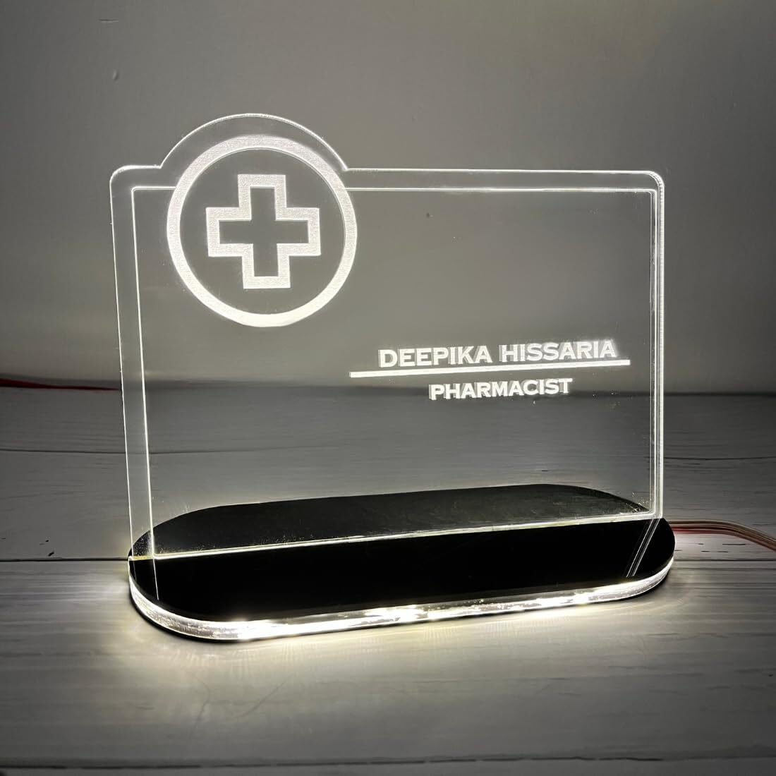 Engraved Table Sign Stand