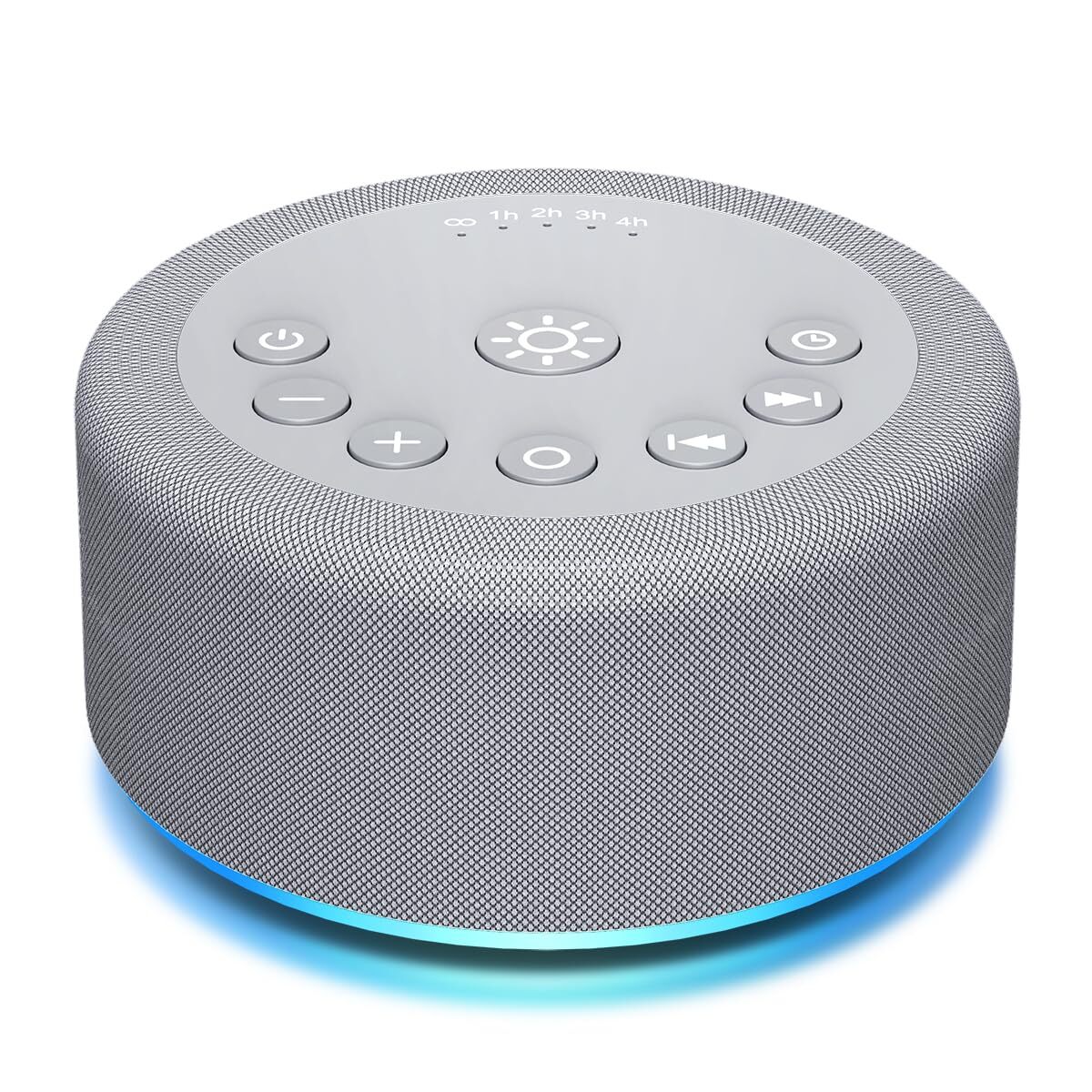 White Noise Machine with 30 Non Looping Sounds 12 Night light Colors with 5 Timers 36 Adjustable Volume Memory Function